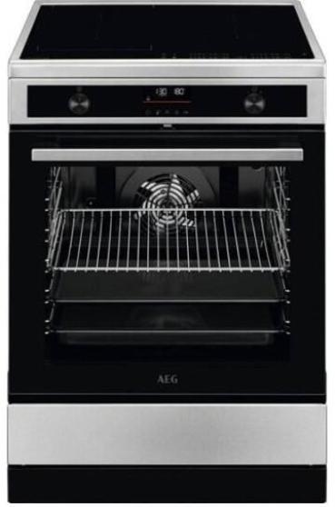 ARDEBO.de AEG CIB6490APM A+ Standherd mit Induktionskochfeld, 60 cm breit, 73 L, Pyrolyse, Bridge-Funktion, Hob²Hood Funktion, Edelstahl