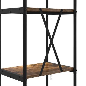 Regal Räuchereiche 40 x 30 x 183 cm Holzwerkstoff