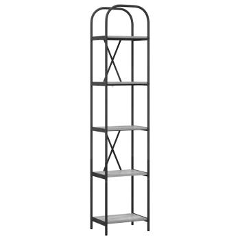 Regal Grau Sonoma 40 x 30 x 183 cm Holzwerkstoff