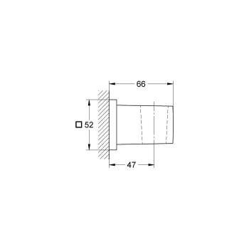 GROHE Euphoria Cube Handbrausehalter, chrom (27693000)
