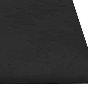 Wandpaneele 12 Stk. Schwarz 90x30 cm Samt 3,24 m²