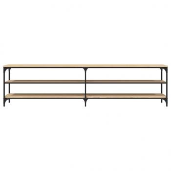 TV-Schrank Sonoma-Eiche 200x30x50 cm Holzwerkstoff und Metall