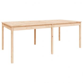Gartentisch 203,5x100x76 cm Massivholz Kiefer