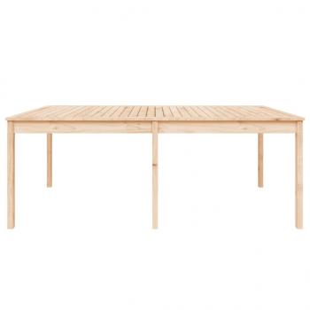 Gartentisch 203,5x100x76 cm Massivholz Kiefer