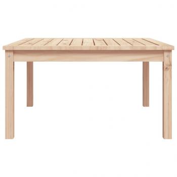 Gartentisch 82,5x82,5x45 cm Massivholz Kiefer