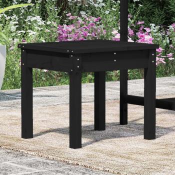 ARDEBO.de - Gartenbank Schwarz 50x44x45 cm Massivholz Kiefer