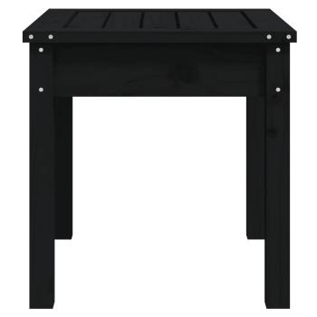 Gartenbank Schwarz 50x44x45 cm Massivholz Kiefer