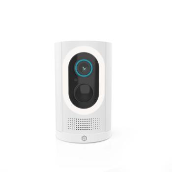SmartLife Außenkamera | Wi-Fi | Spotlight | 3MP Full HD 1296p | IP65 | Max. Batterie-Lebensdauer: 6 Monate | Cloud Storage (optional) / microSD (not enthalten) | 5 V DC | mit Bewegungssensor | Nachtsicht | Weiss