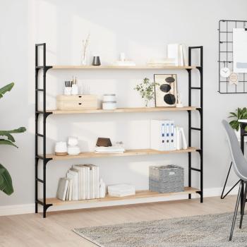 ARDEBO.de - Schweberegal 120x20x2 cm Massivholz Akazie Unbehandelt