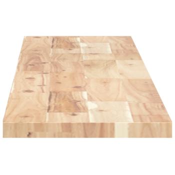 Schweberegale 2 Stk. 120x20x2 cm Massivholz Akazie Unbehandelt