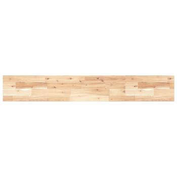 Schweberegale 2 Stk. 120x20x2 cm Massivholz Akazie Unbehandelt