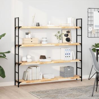 ARDEBO.de - Schweberegale 2 Stk. 120x20x4 cm Massivholz Akazie Unbehandelt