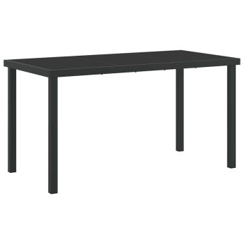 Garten Essgruppe 5 pcs Schwarz Poly-Rattan