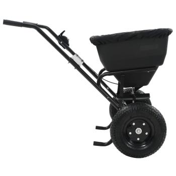 Handstreuwagen Salzstreuer PVC und Stahl 106x73x76 cm 45 L