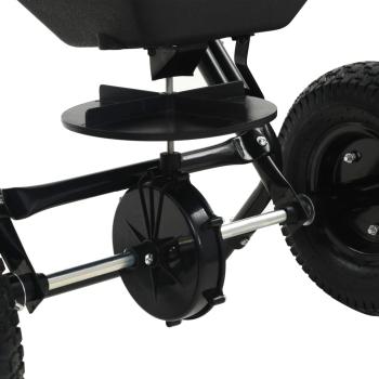 Handstreuwagen Salzstreuer PVC und Stahl 106x73x76 cm 45 L