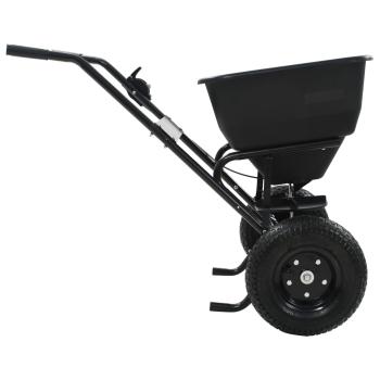 Handstreuwagen Salzstreuer PVC und Stahl 106x73x76 cm 45 L