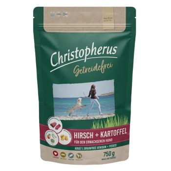 ARDEBO.de Christopherus Getreidefrei Hirsch & Kartoffel 750g