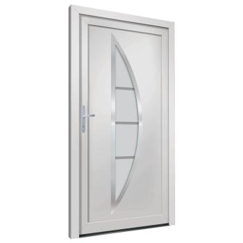 Haustür Weiß 98x208 cm PVC