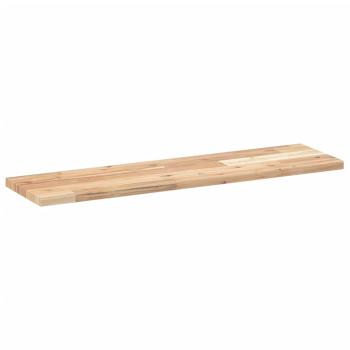 Schweberegale 4 Stk. 80x20x2 cm Massivholz Akazie Unbehandelt