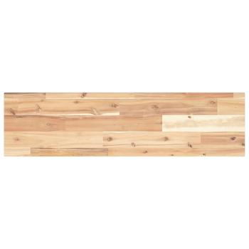 Schweberegale 2 Stk. 100x20x2 cm Massivholz Akazie Unbehandelt