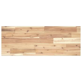 Schweberegal 80x30x2 cm Massivholz Akazie Unbehandelt
