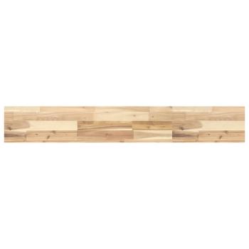 Schweberegale 2 Stk. 160x20x4 cm Massivholz Akazie Unbehandelt
