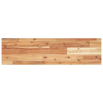 ARDEBO.de - Schweberegal 100x20x2 cm Massivholz Akazie Ölbehandelt
