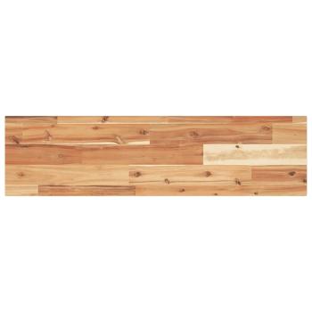 Schweberegale 2 Stk. 100x20x2 cm Massivholz Akazie Ölbehandelt
