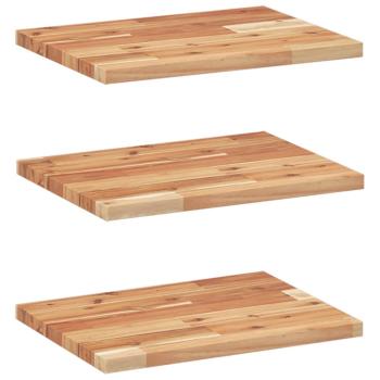 ARDEBO.de - Schweberegale 3 Stk. 40x30x2 cm Massivholz Akazie Ölbehandelt