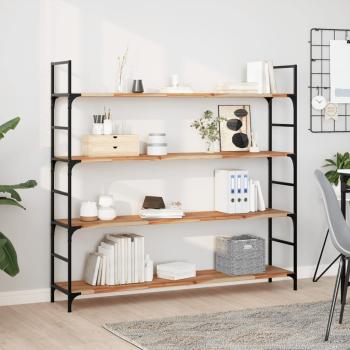 ARDEBO.de - Schweberegale 4 Stk. 140x30x2 cm Massivholz Akazie Ölbehandelt