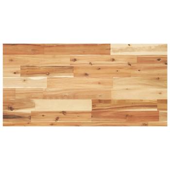 Schweberegale 2 Stk. 80x40x4 cm Massivholz Akazie Ölbehandelt