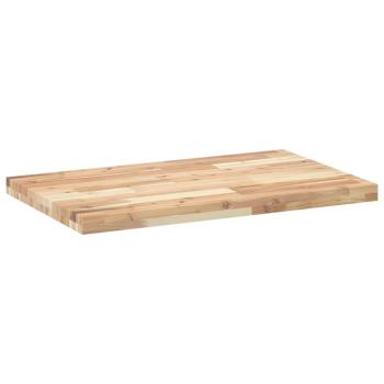 Waschtischplatte Unbehandelt 80x50x4 cm Massivholz Akazie