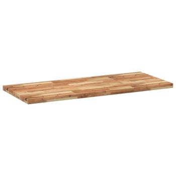 Waschtischplatte Ölbeschichtung 140x60x4 cm Massivholz Akazie