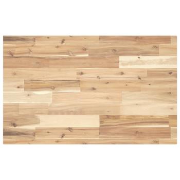 Waschbeckenregal Wandmontage Stahl und Akazienholz