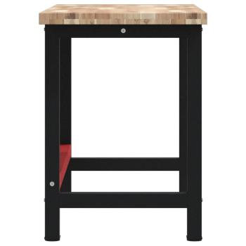 Werkbank 140x60x83 cm Massivholz Akazie Rechteckig