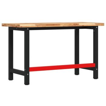 Werkbank 140x60x83 cm Massivholz Akazie Rechteckig