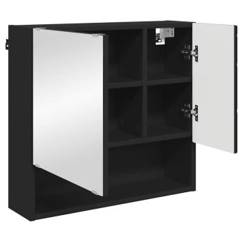 Badezimmermöbel Set 3 pcs Schwarz 61 x 35 x 64 cm Holzwerkstoff