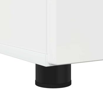 Badezimmermöbel Set 3 pcs Hochglanz-Weiß 61 x 35 x 64 cm