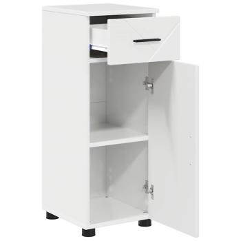 Badezimmermöbel Set 3 pcs Hochglanz-Weiß 61 x 35 x 64 cm