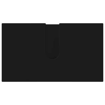 Badezimmermöbel Set 4 pcs Schwarz 61 x 35 x 64 cm Holzwerkstoff