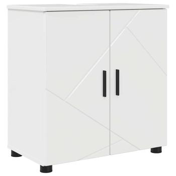 Badezimmermöbel Set 4 pcs Hochglanz-Weiß 61 x 35 x 64 cm