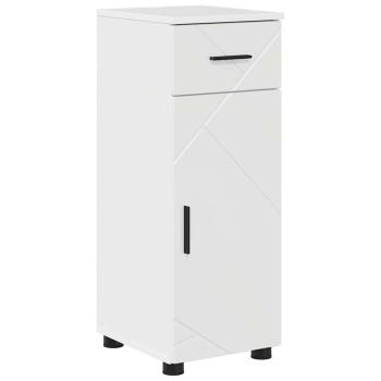 Badezimmermöbel Set 4 pcs Hochglanz-Weiß 61 x 35 x 64 cm