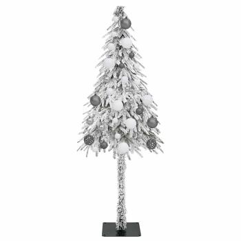 KünstlicherWeihnachtsbaum Weiß 120cm PVC