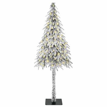 KünstlicherWeihnachtsbaum Weiß 150cm PVC