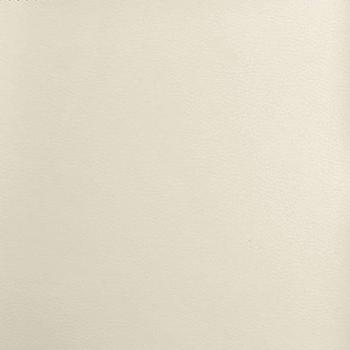 Bettgestell mit Matratze Creme 200 x 200 cm Kunstleder
