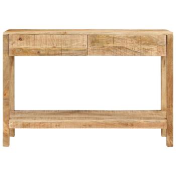 Konsolentisch mit 2 Schubladen 110x35x75 cm Massivholz Mango