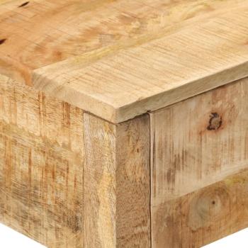 Konsolentisch mit 2 Schubladen 110x35x75 cm Massivholz Mango