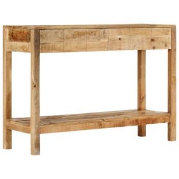 Konsolentisch mit 2 Schubladen 110x35x75 cm Massivholz Mango