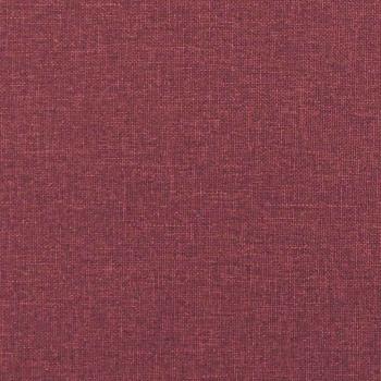 Eckbettgestell mit Kopfteil Weinrot 80 x 200 cm Stoff