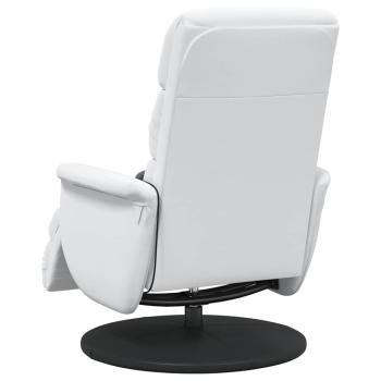 Massage Relaxsessel Weiß 71 x 98 x 106 cm Kunstleder